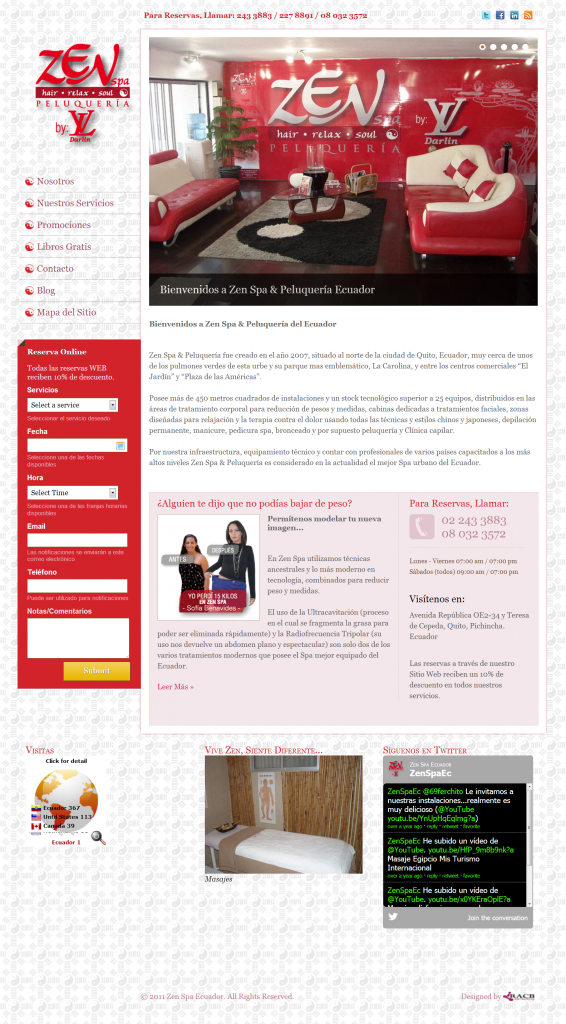 Zen Spa y Peluqueria en Ecuador
